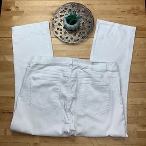 White Classic straight Jeans